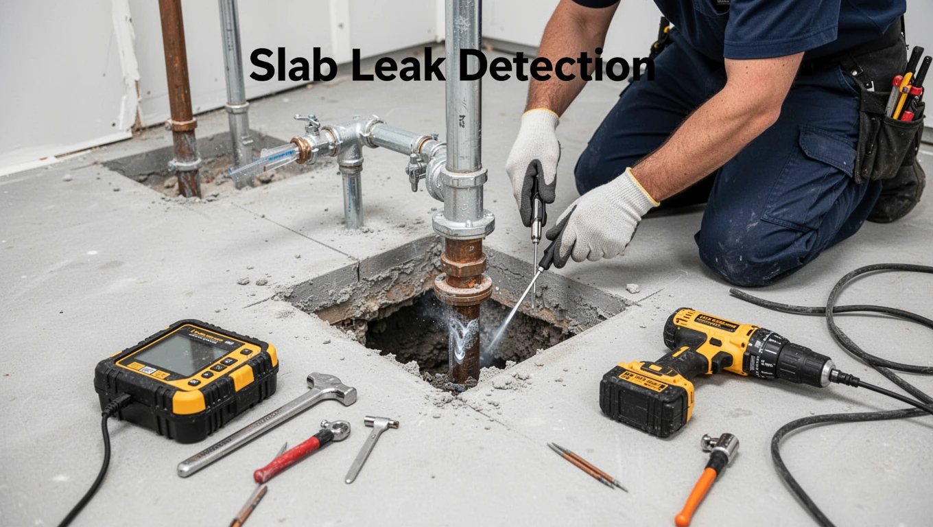 Slab Leak Detection